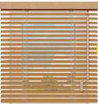 Żaluzja drewniana 118 x 160 50mm - Kolor 5012 – Light-oak