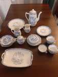 Porcelana śląska Echt Tuppack China Blau 20 Tiefefurt