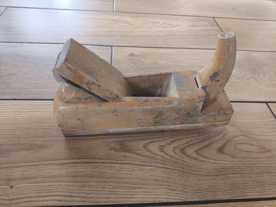 Hebel strug drewniany ręczny retro prl
