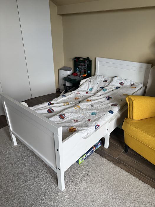 Łóżko regulowane Sundvik Ikea + materac