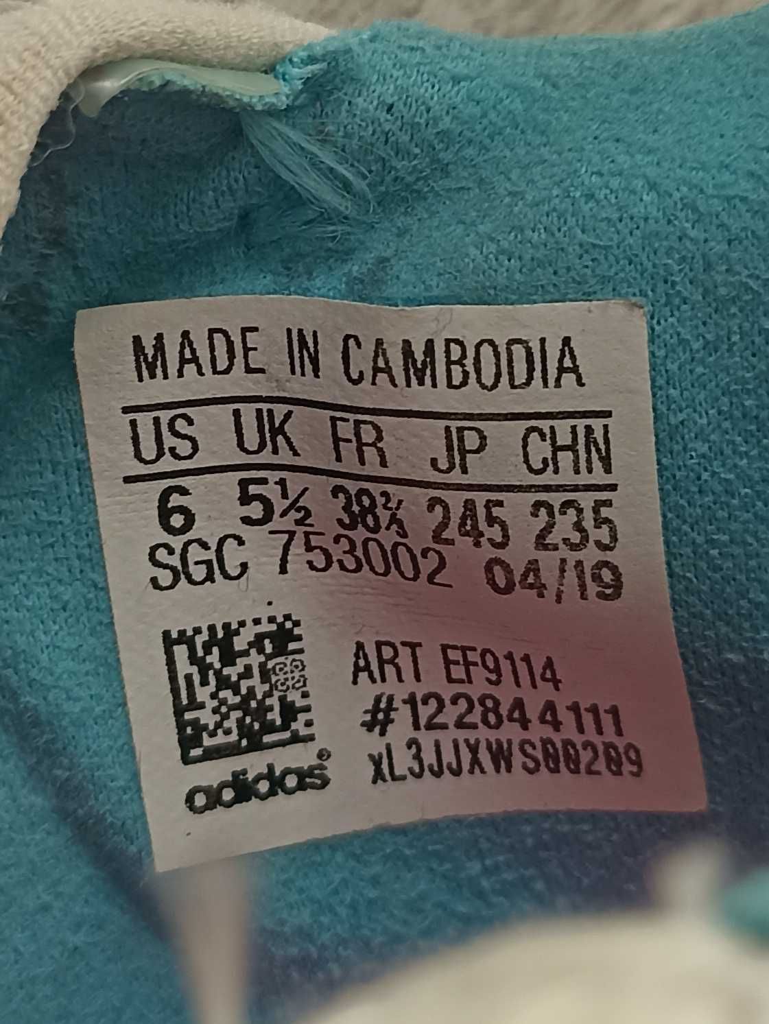 Buty piłkarskie adidas
X 19.3 LL FG niebieskie EF0598, rozmiar 38 2/3