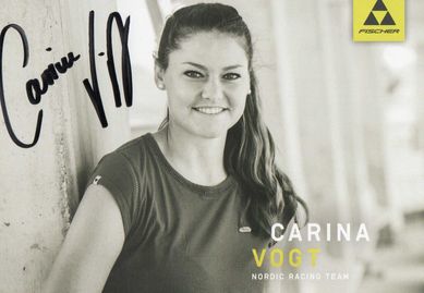 Carina Vogt - autograf (skoki narciarskie)