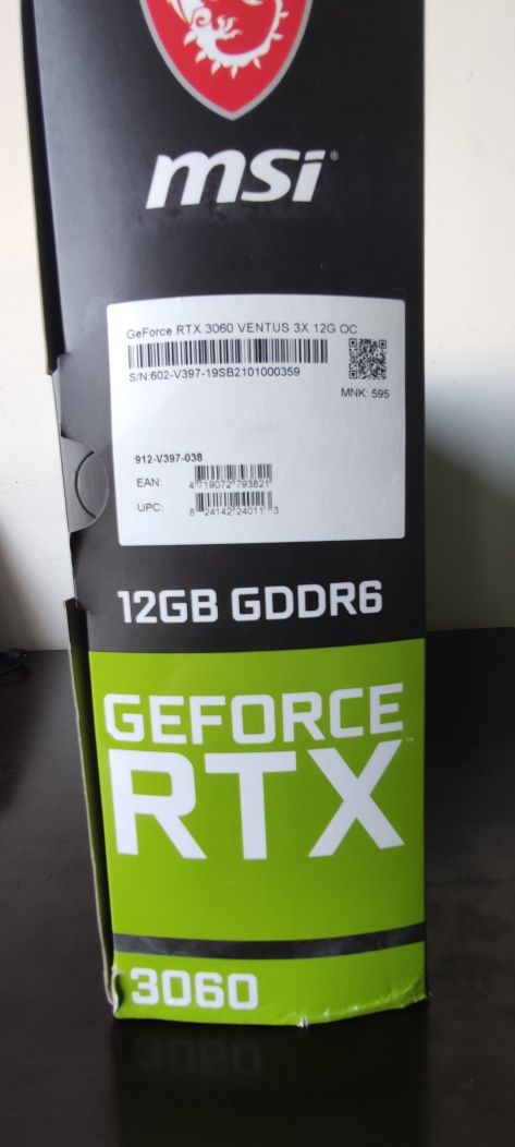 Placa Gráfica GeForce RTX 3060 Ventus 3X 12G OC