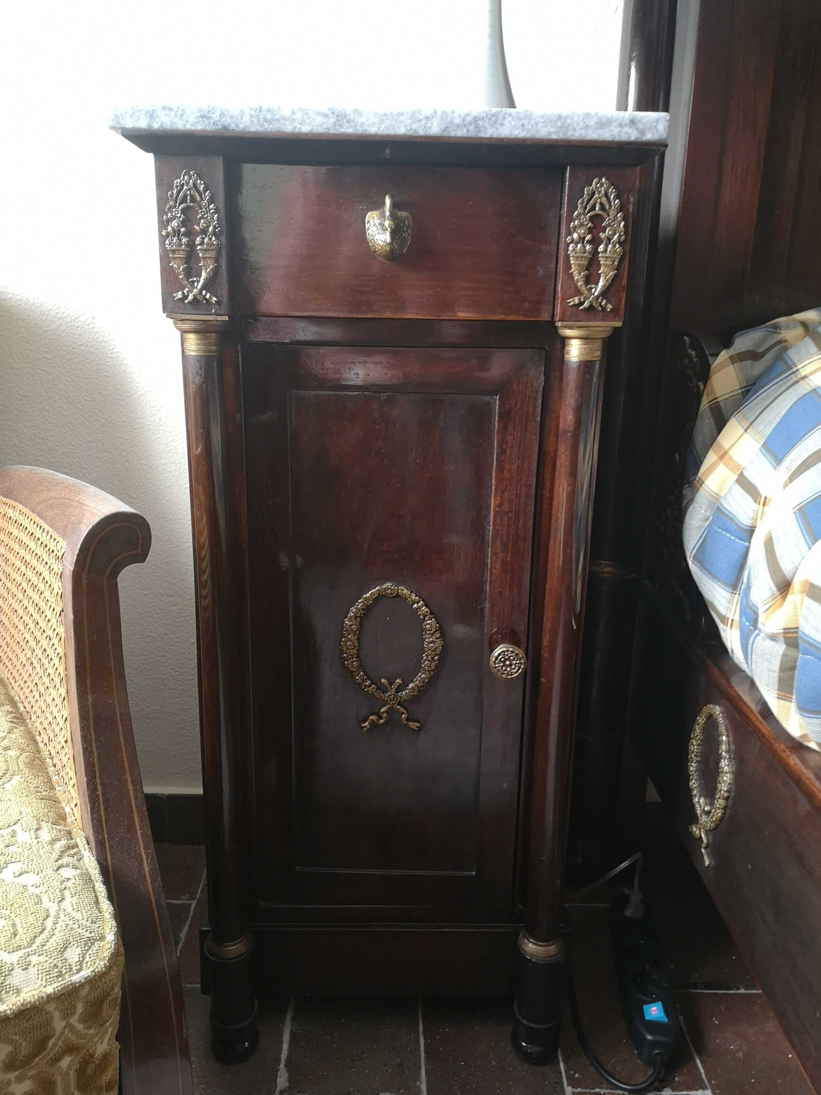 Mobília de quarto completa vintage estilo Império