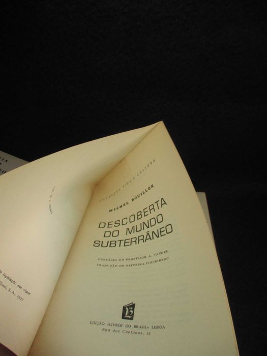Livro Descoberta do Mundo Subterrâneo Michel Bouillon
