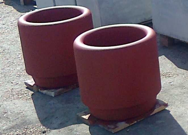 Donica betonowa ogrodowa doniczka, donice betonowe ogrodowe 50x50