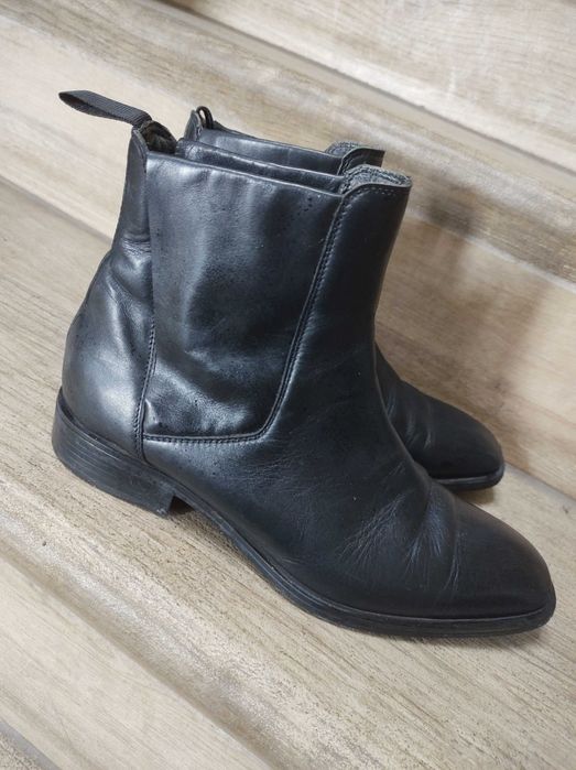 Gino Rossi klasyczne sztyblety z naturalnej skóry 38