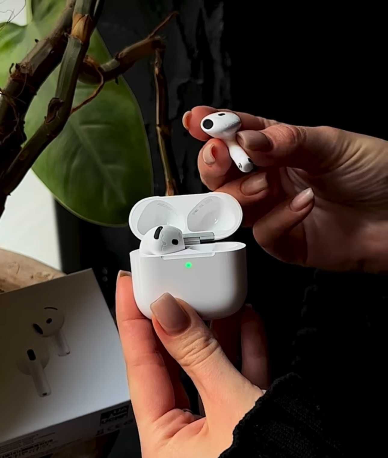 Безпровідні наушники AirPods 4 ANC з Підтримкою IOS 18 до 5 год роботи