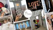 Fotobudka /Fotobudka 360/ ciężki dym/ serce led/ napis LOVE