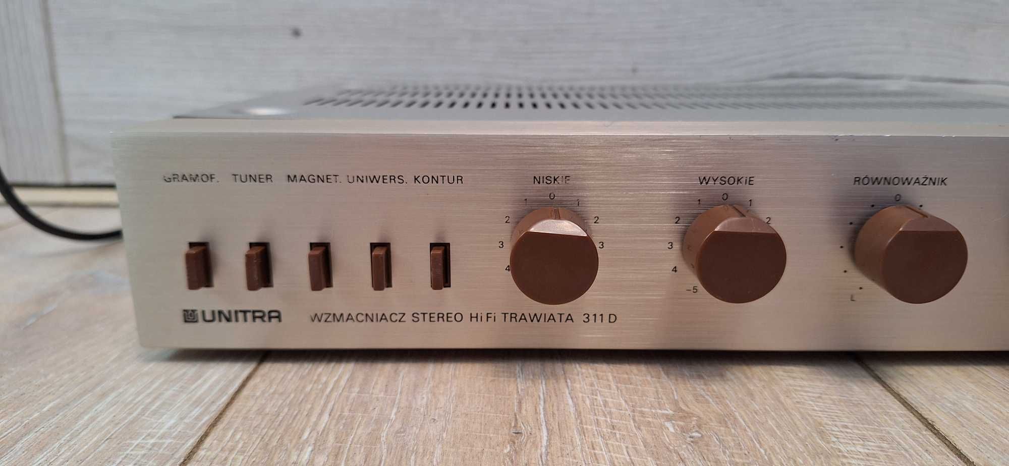 Wzmacniacz STEREO Unitra Trawiata 311 D 100% Sprawny Po Serwisie ! BDB