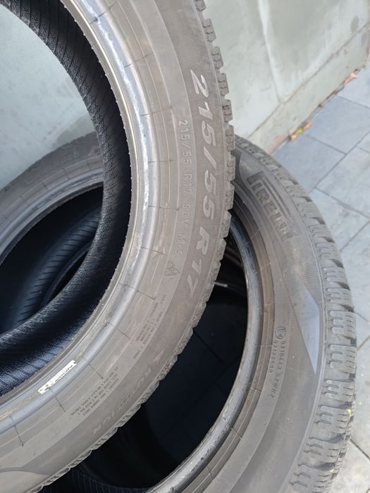 4x Pirelli winter 2 cinturato 215/55R17, 2022r, 7,5mm