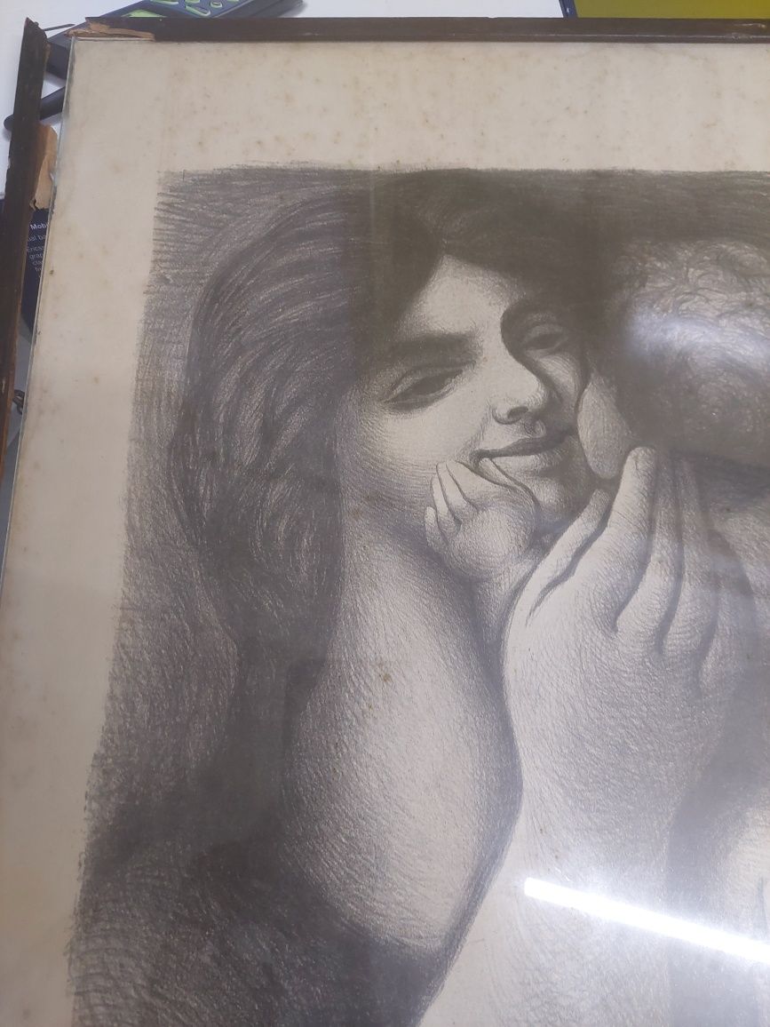Cipriano dourado litografia? Pintura quadro