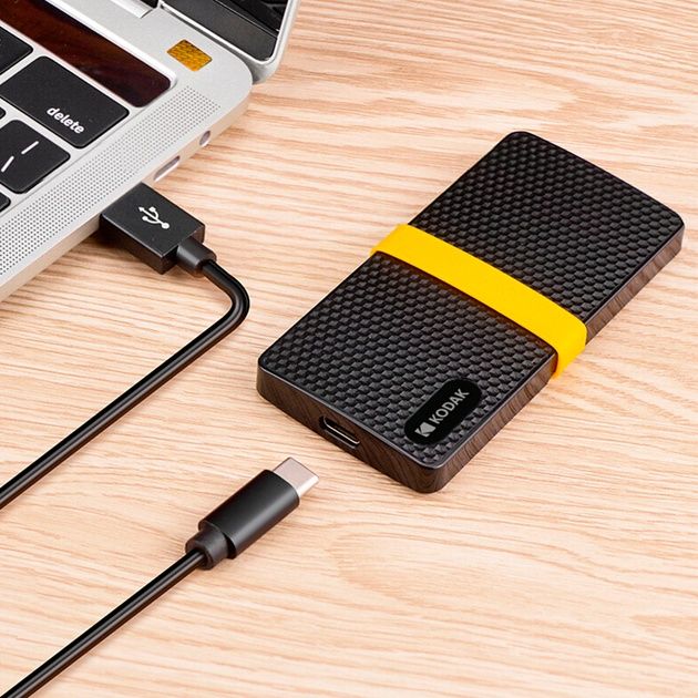Зовнішній диск SSD 512GB Kodak X200, USB Type-C 3.1