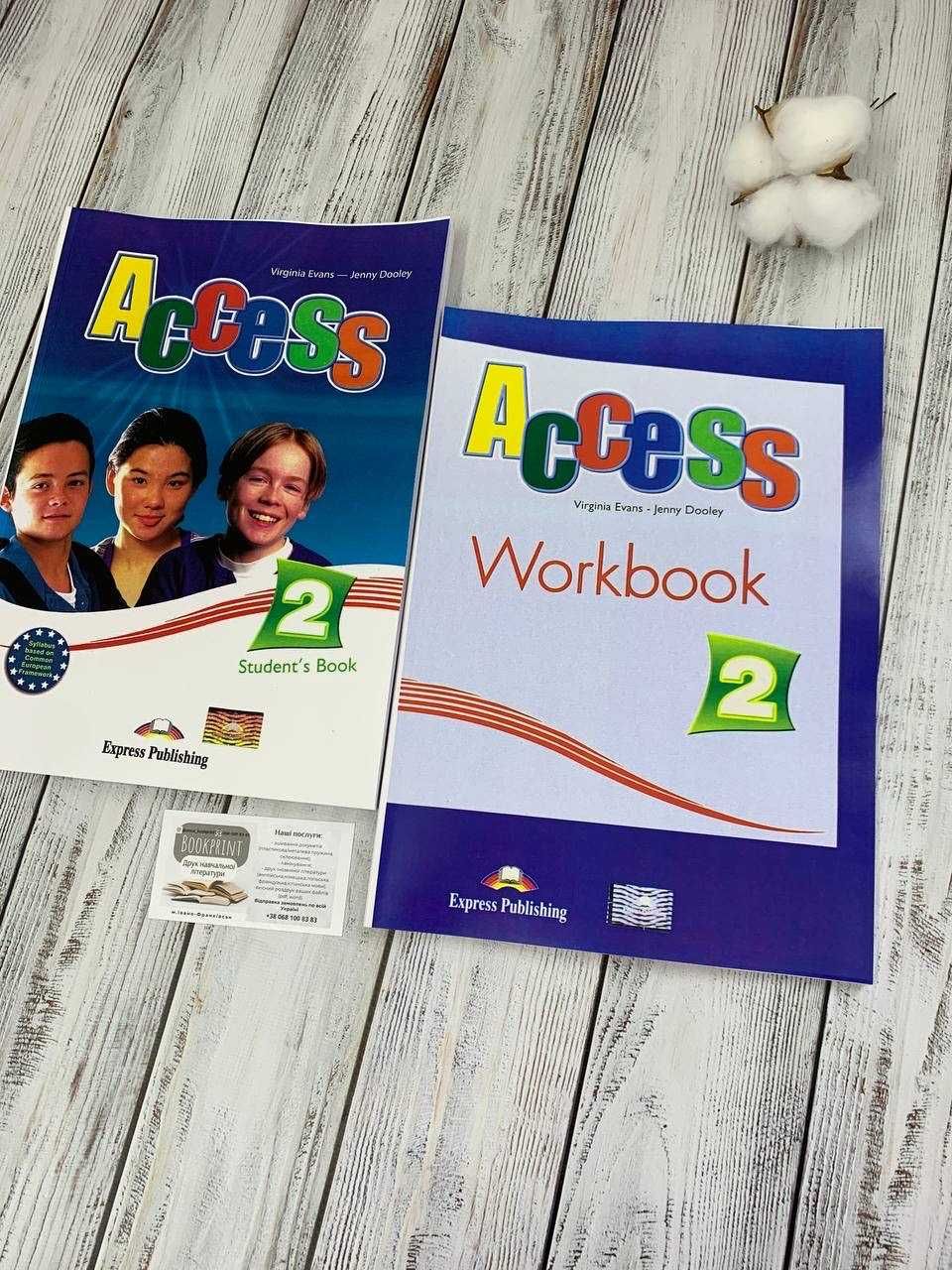 Комплект Access 1, 2, 3, 4 Student's book + Workbook