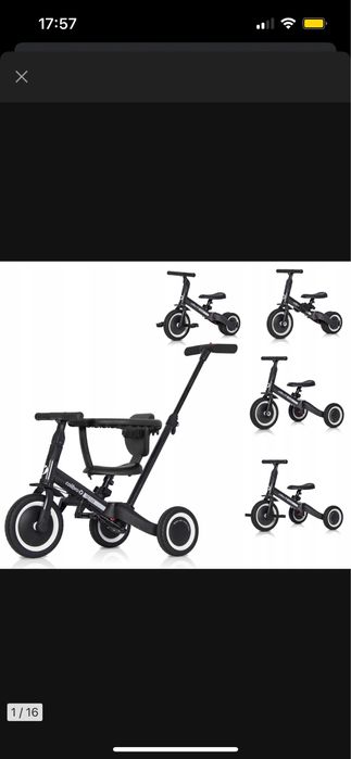 Rowerek dziecięcy 6w1