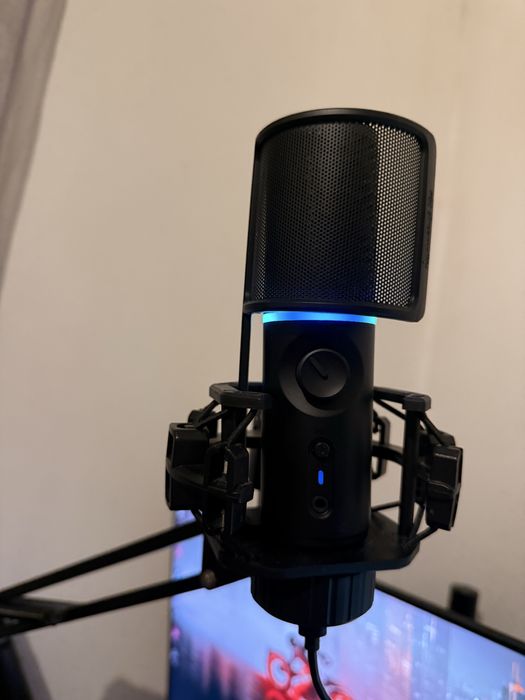 Microfone Streamplify RGB Preto