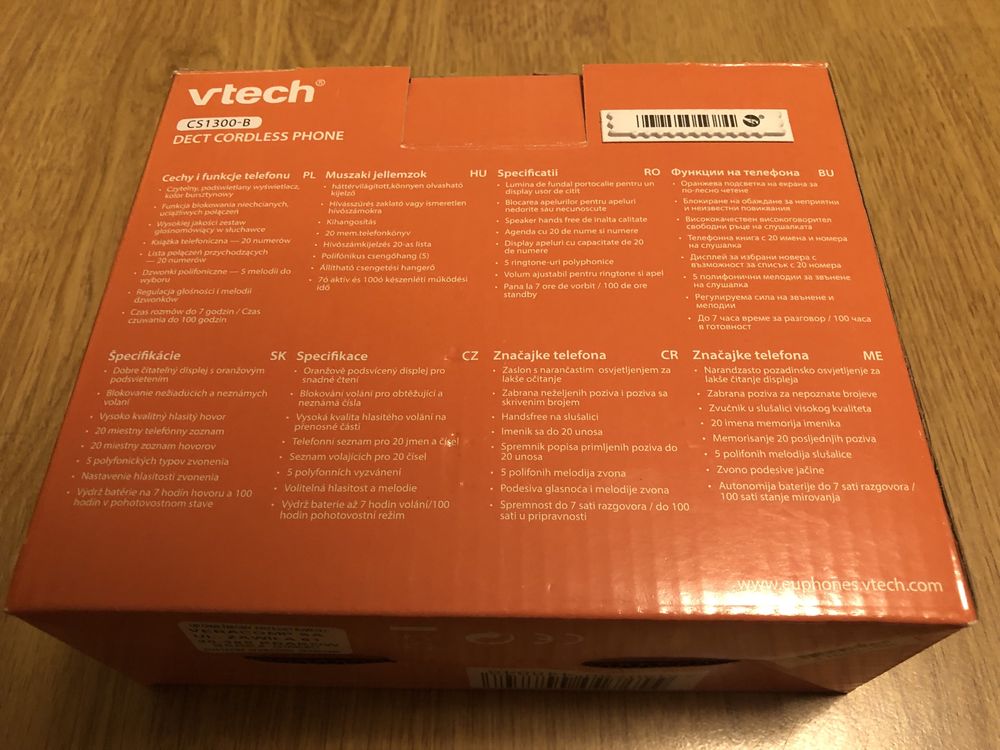 Telefon bezprzewodowy Vtech CS1 300-B