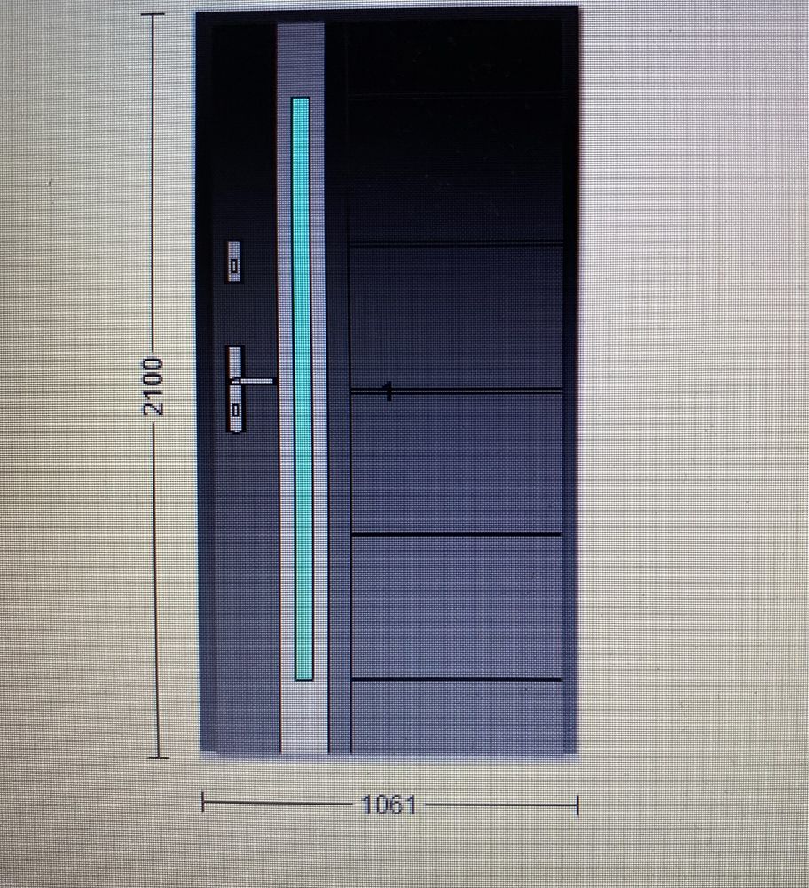 Drzwi zewnętrzne Wikęd Optimum Thermo „90” prawe, otwierane na zew.