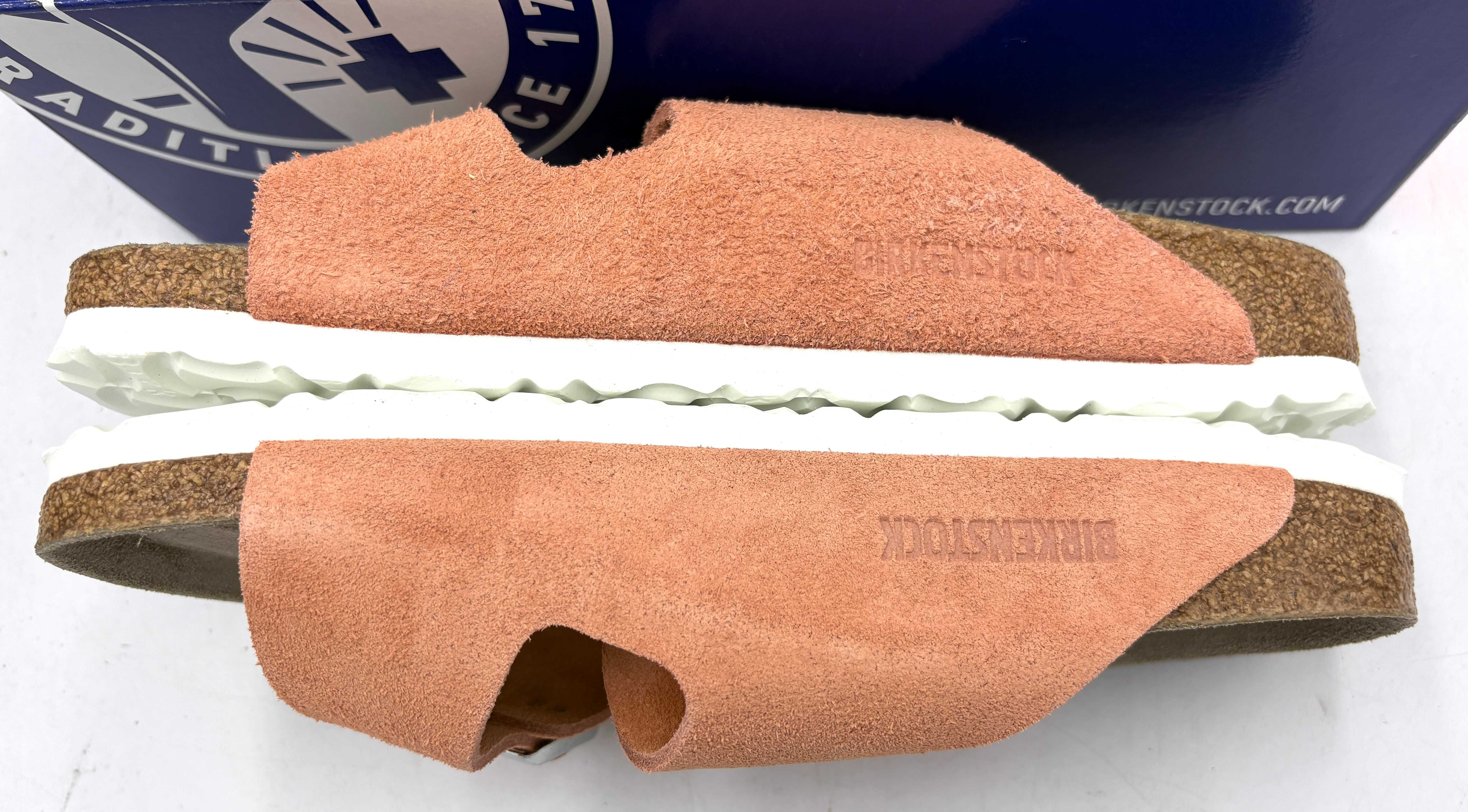 ‼️Nowe oryginalne klapki BIRKENSTOCK Arizona pomarańcz 38 AZ 251 skóra