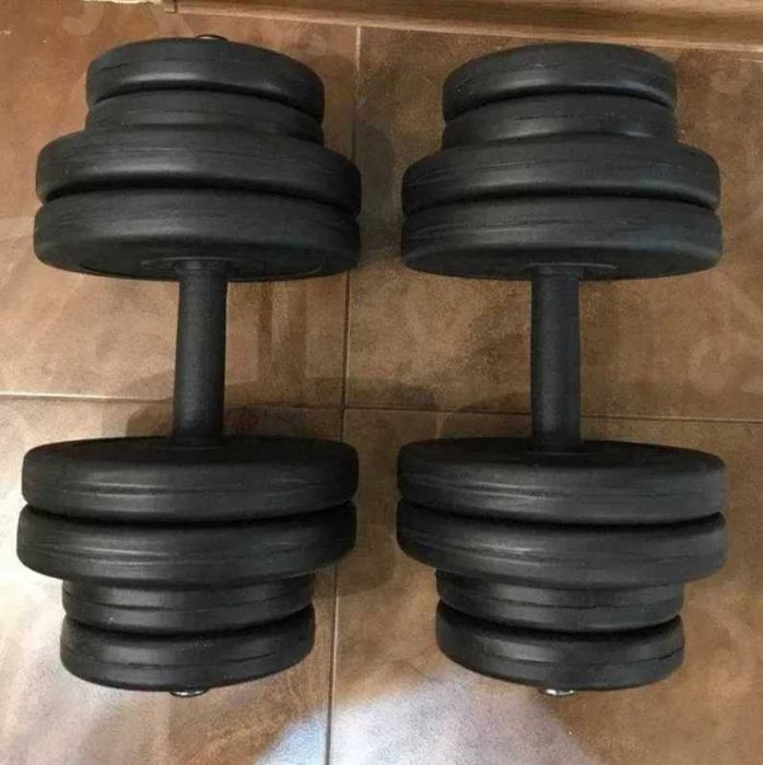 Гантелі розбірні 2шт по 26кг комплект 52кг набірні з дисками композит