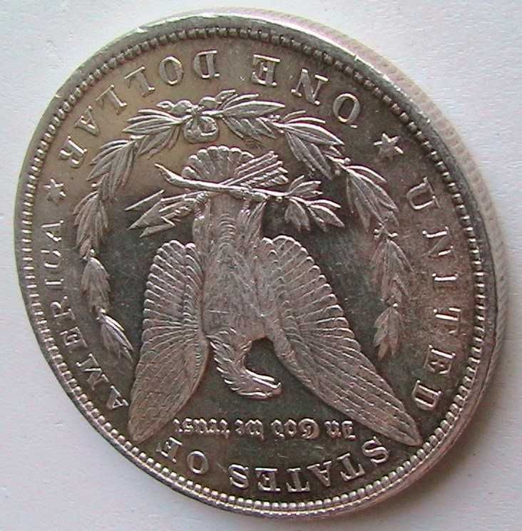 США 1 доллар 1880 Доллар Моргана Morgan Dollar Серебро