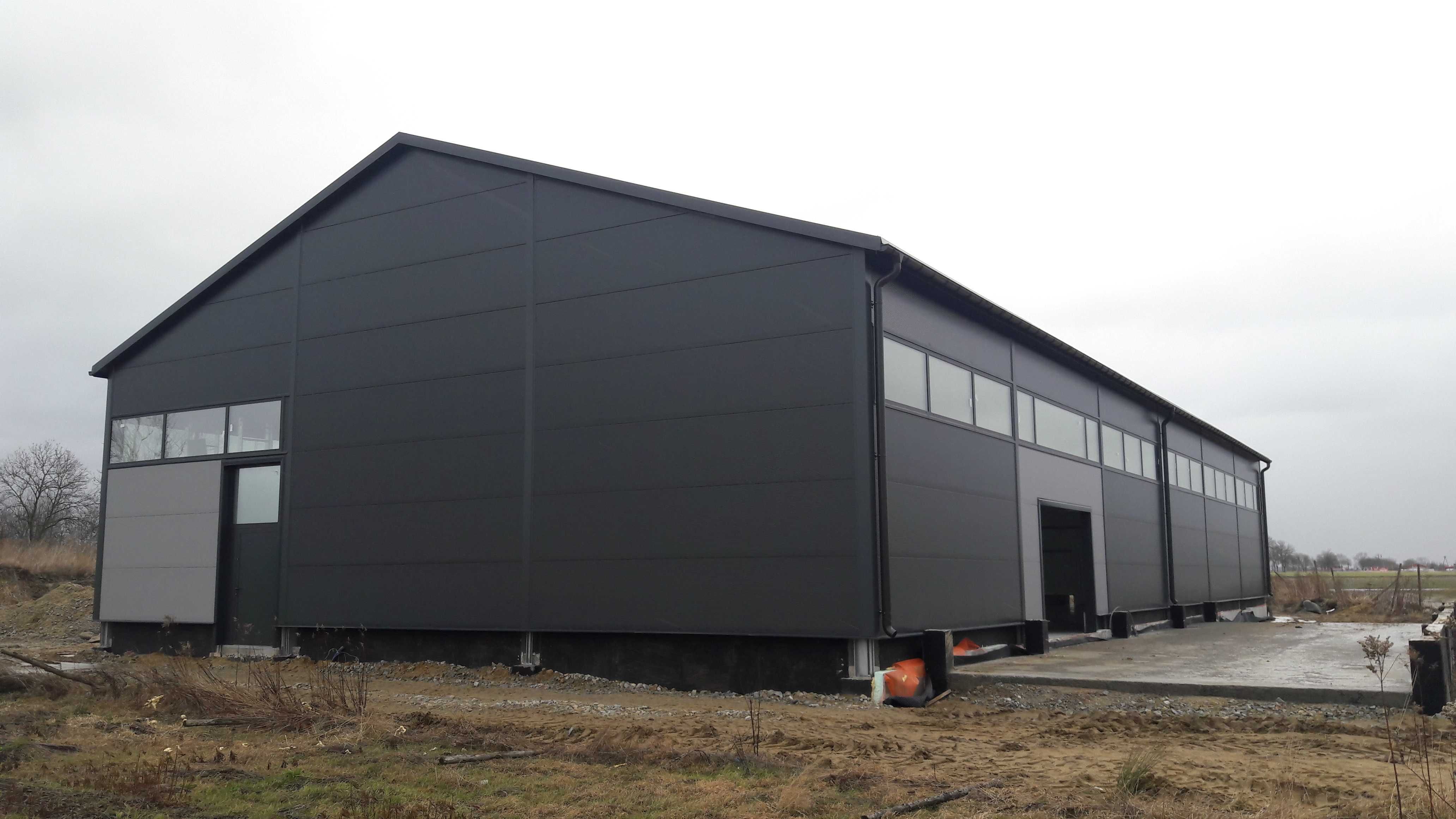 Hala stalowa izolowana 630m2 magazyn produkcja