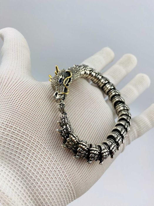 EPICKA NIEPOWTARZALNA Bransoletka Motyw Legendarnego SMOKA Unisex