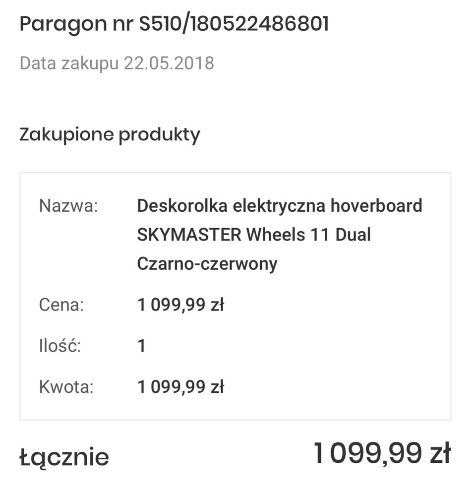 Hoverboard skymaster dual wheels 11