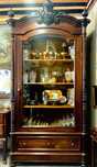 Vitrine em Pau Santo