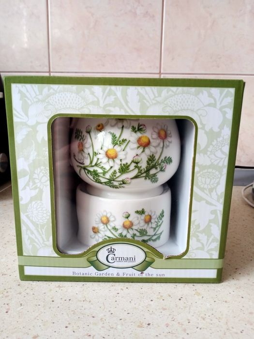 Kubek ceramiczny z podgrzewaczem