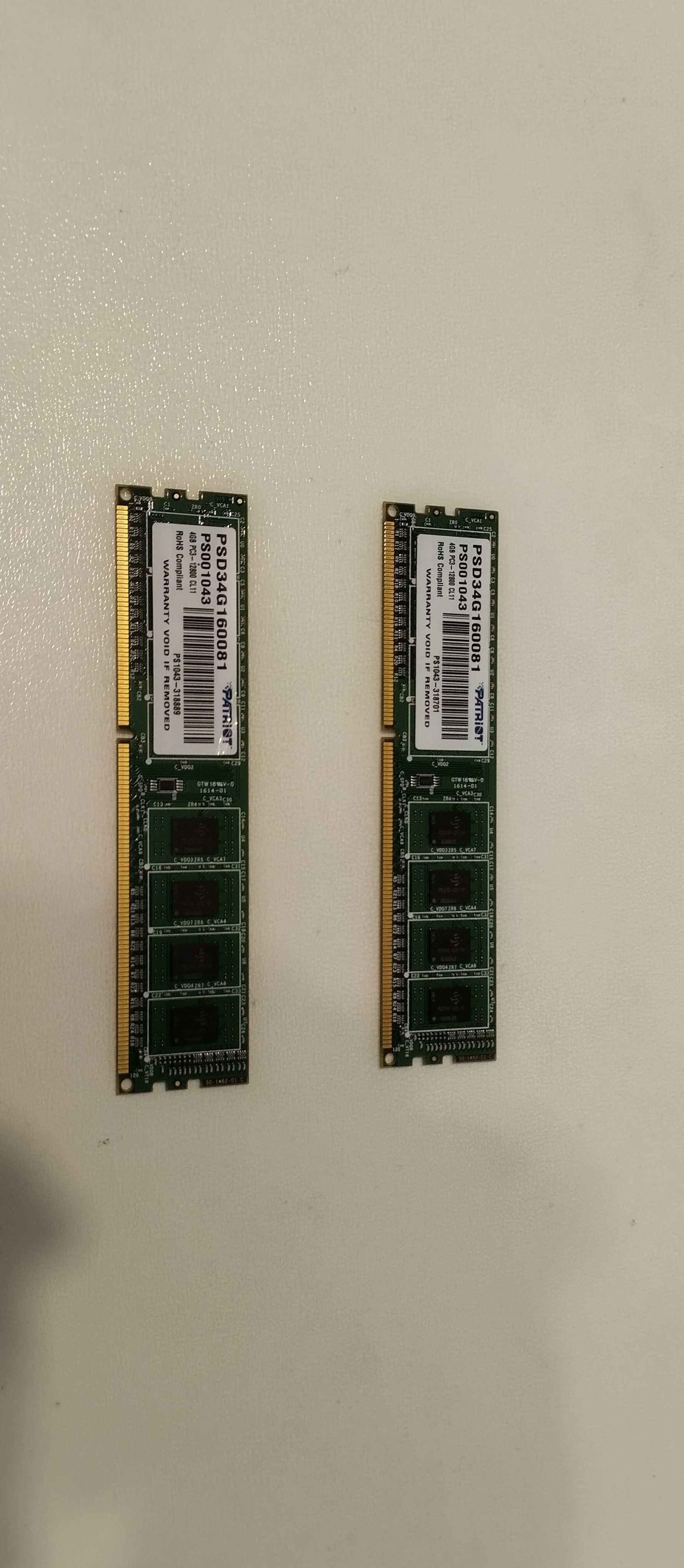 Pamięć ram DDR3 2X4GB Sprawna