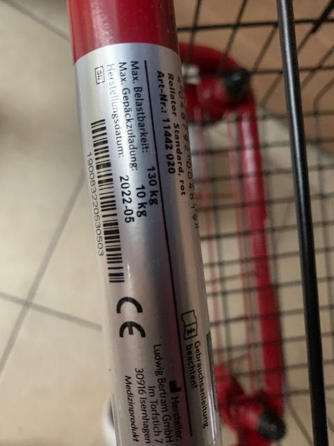 Chodzik balkonik składany czterokołowy podpórka RUSSKA Vital 120k NOWY