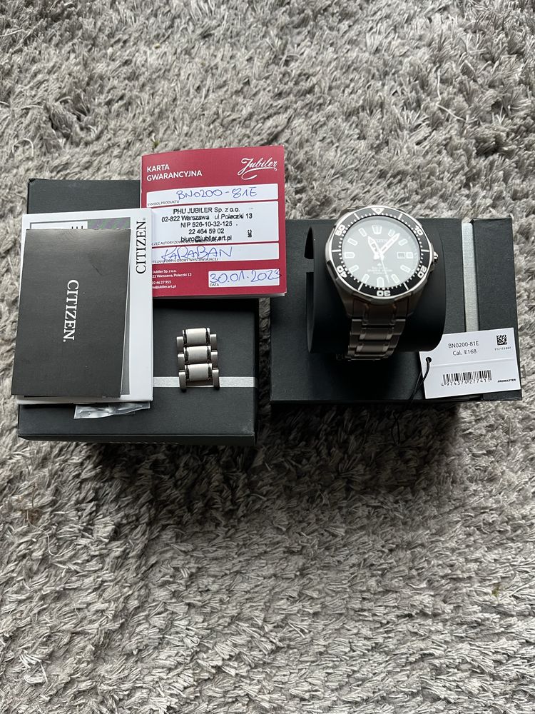 Citizen Promaster Professional Diver BN0200-81E Titanium Eco Drive