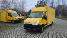 Iveco DAILY V, 35S11, KONTENER POCZTOWY DHL, EURO 5  MAX DŁUGI - 430cm, Zabudowa SOMMER , 02.2013, 1-wł, Serwisowany