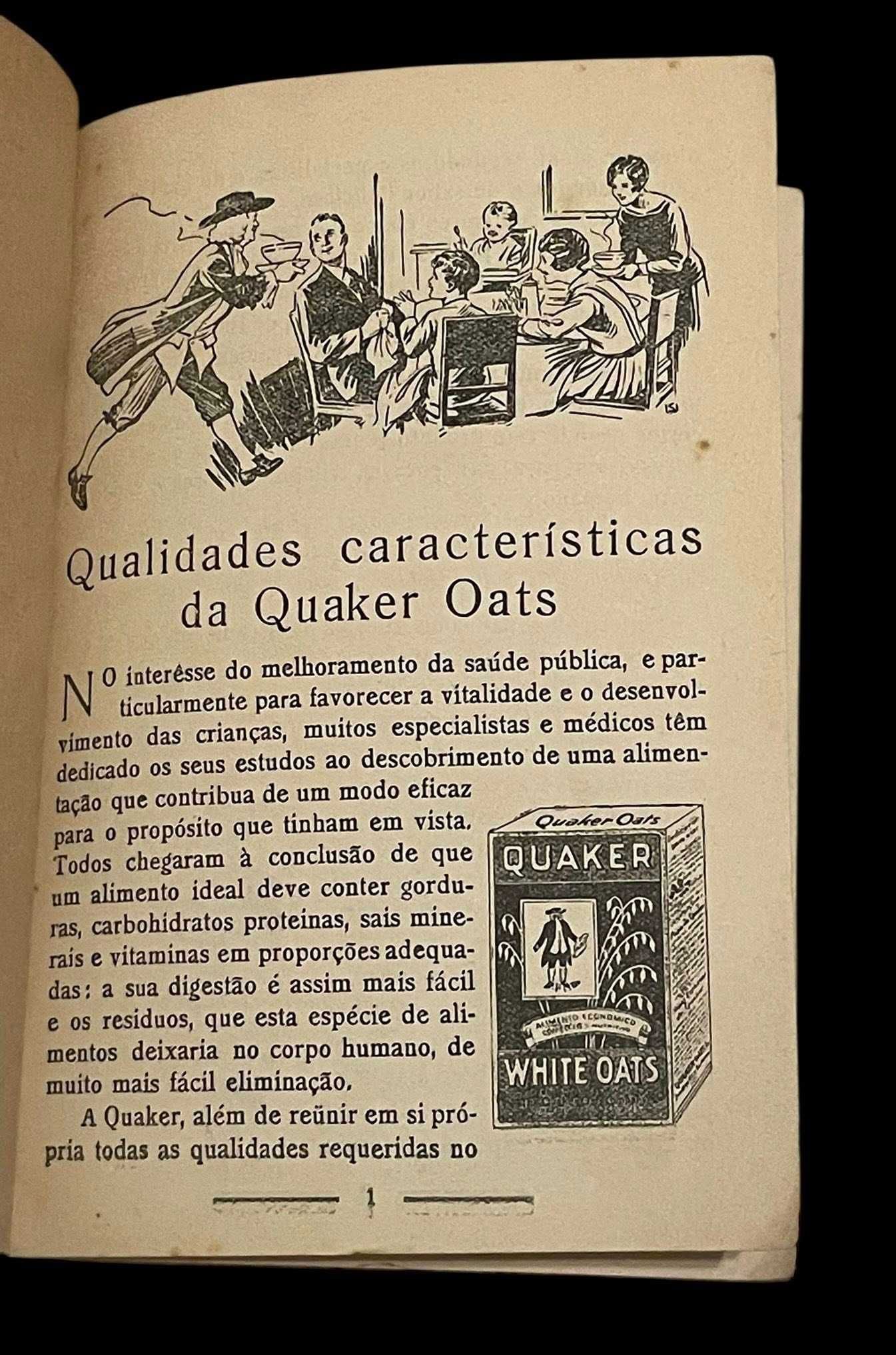 " Quaker Oats 1930 " - Poeta Fernando Pessoa -> RARIDADE