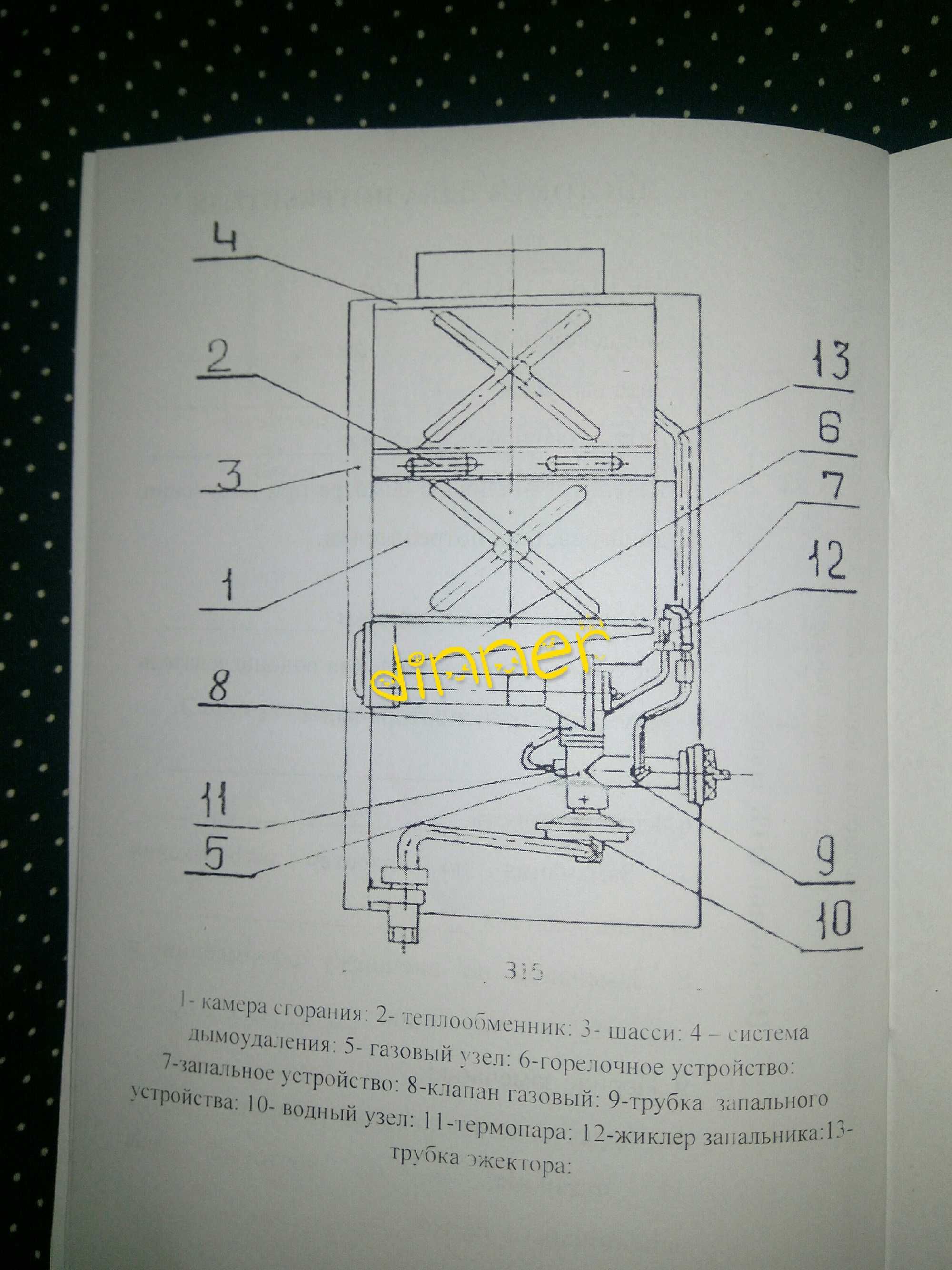 ВПГ23 Паспорт газовой колонки, плита ПГ4, Брест руководство инструкция