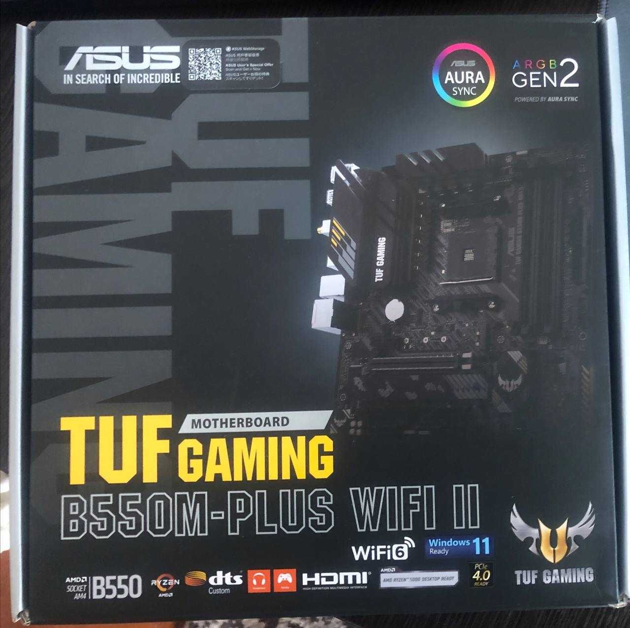 Материнська плата Asus TUF GAMING B550M-PLUS II WIFI