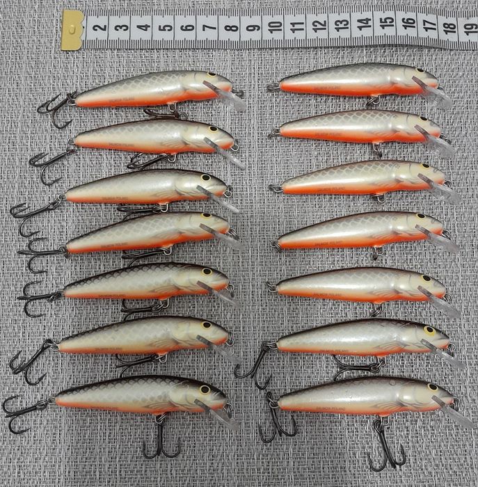 Woblery salmo minnow 7cm plywajace i tonace 14szt