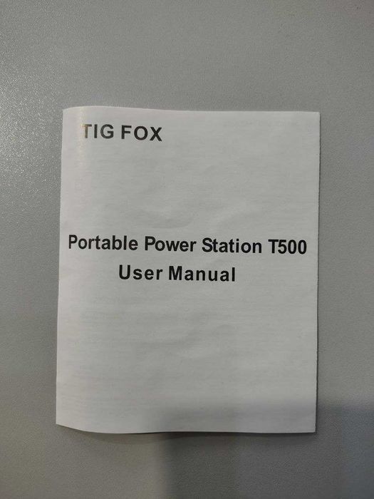 Продам портативна зарядна станція TigFox T-500, Емність 600 Ват
