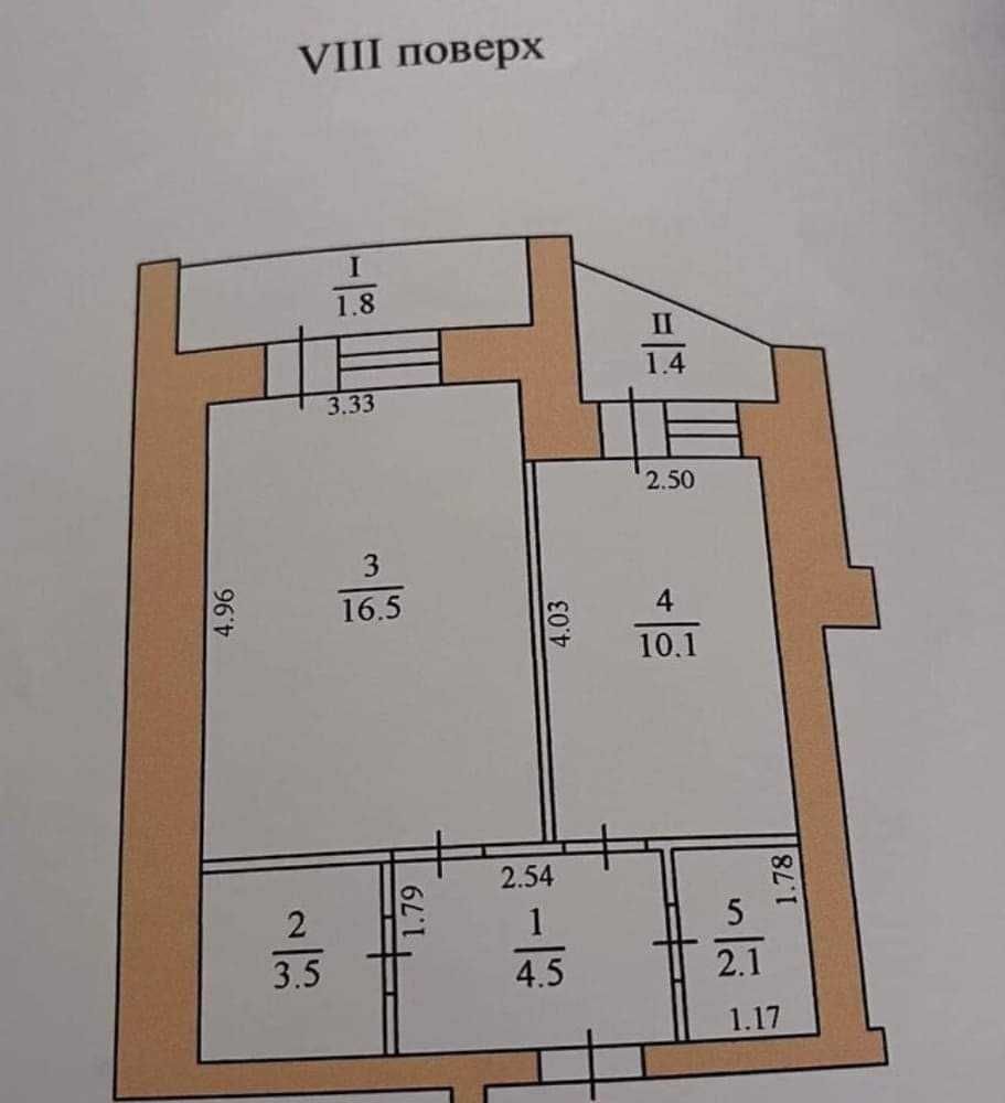 Продаж 1к.квартири в Центрі міста