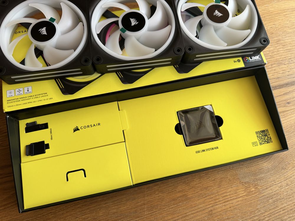 Wentylatory Corsair QX120 rgb nowe