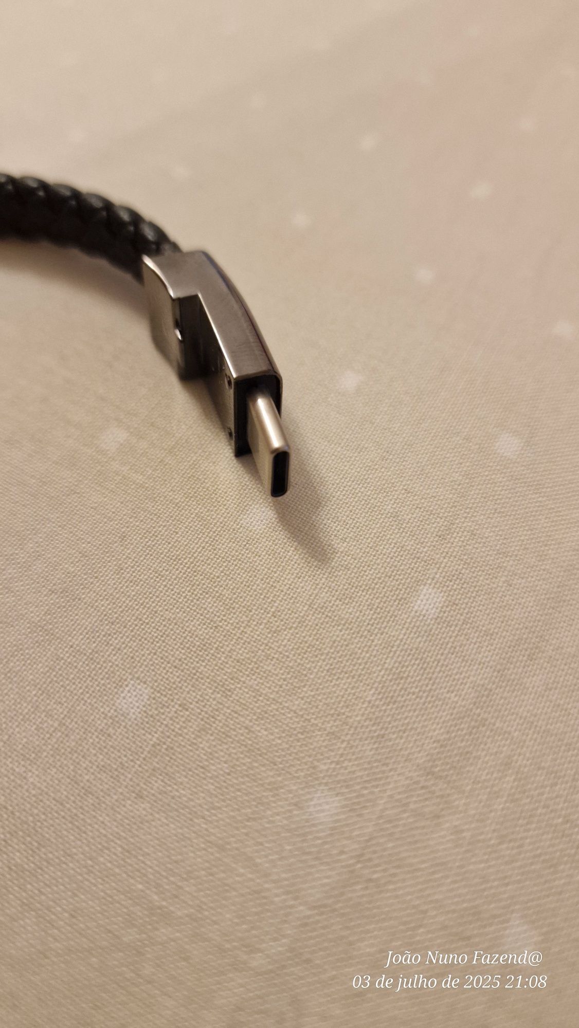 Pulseira usb male usbc male