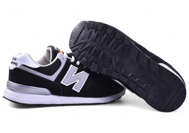 Buty Męskie Adidasy Sportowe Sneakersy Z Balance czarne siatka 22B-44