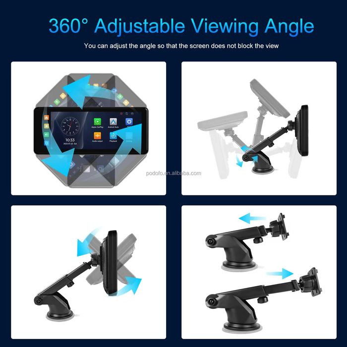 ECRÃ Portátil 7" HD | CARPLAY & ANDROID AUTO sem fios | Camara HD NOVO