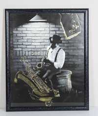 Saksofonista plakat