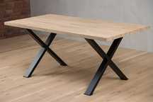 Stół dębowy ALBA Slim LOFT 180x90 cm