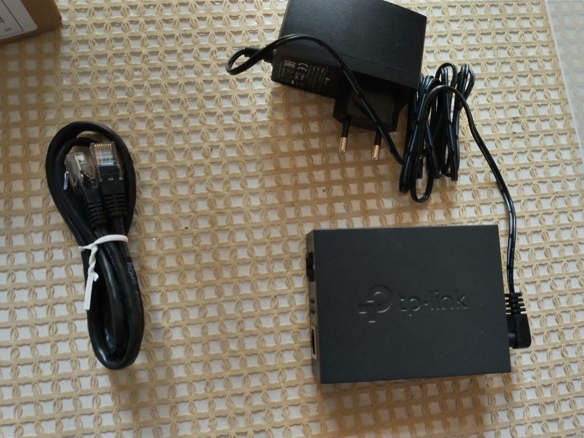 Media konwerter WDM, 10/100 Mb/s z portem PoE