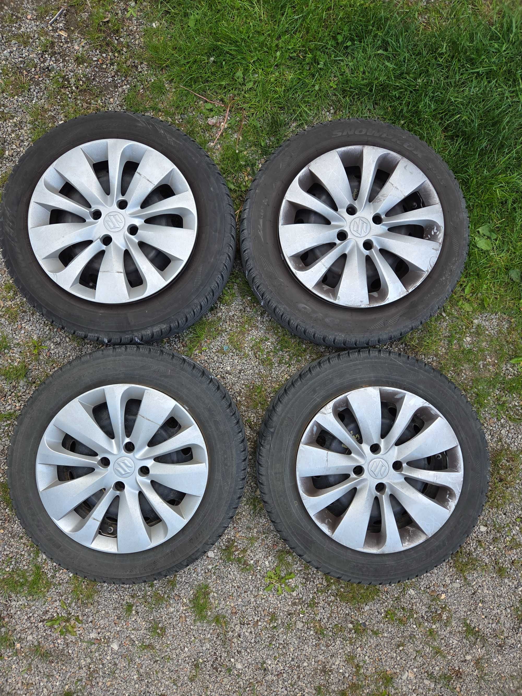 Koła z felgą stalową 15''  4x100, opony 175/65 R15 Toyo Snowprox s943