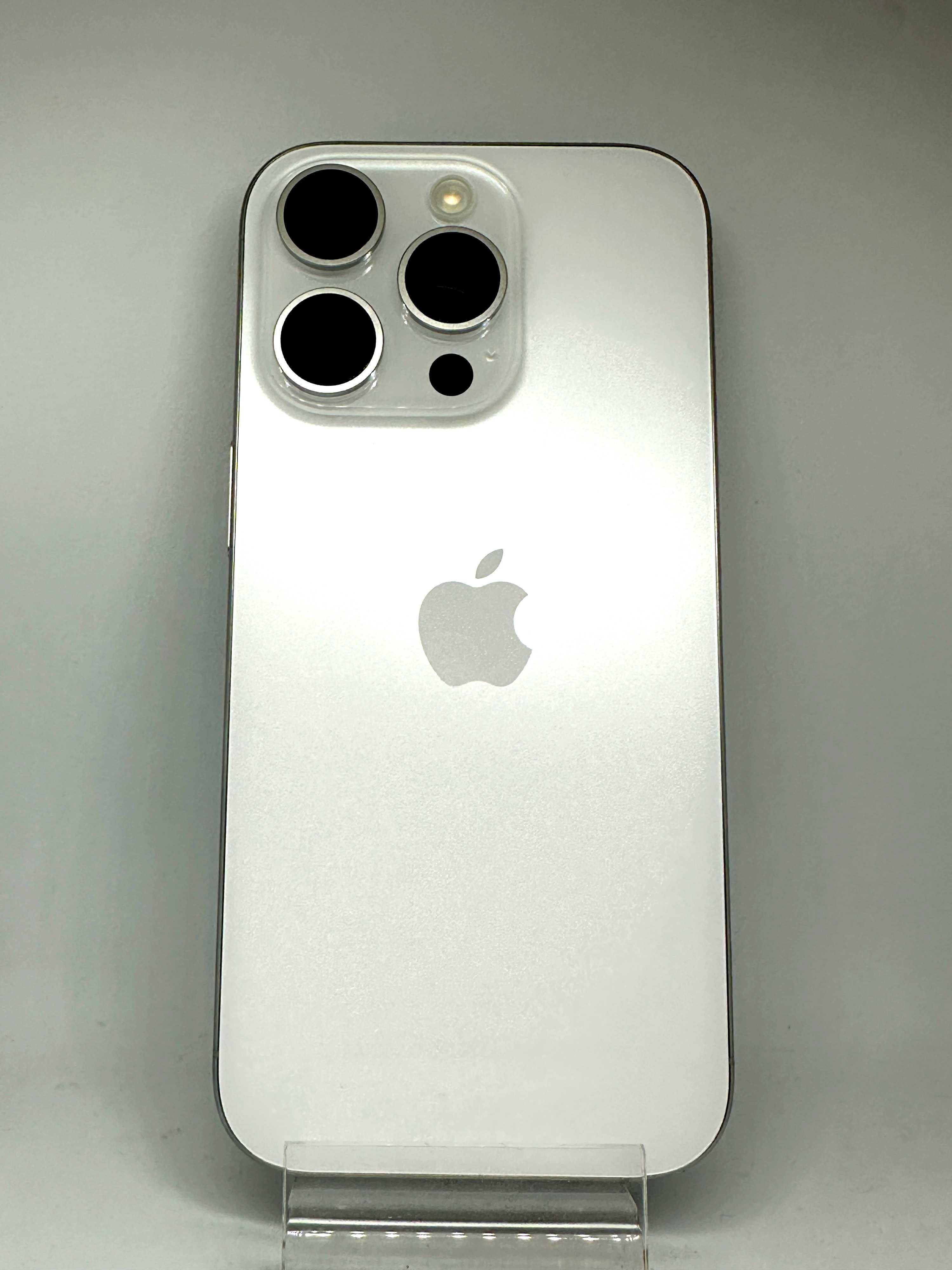 iPhone 16 Pro 128gb eSIM Tytan Biały JAK NOWY BATERIA 100% Sklep WWA