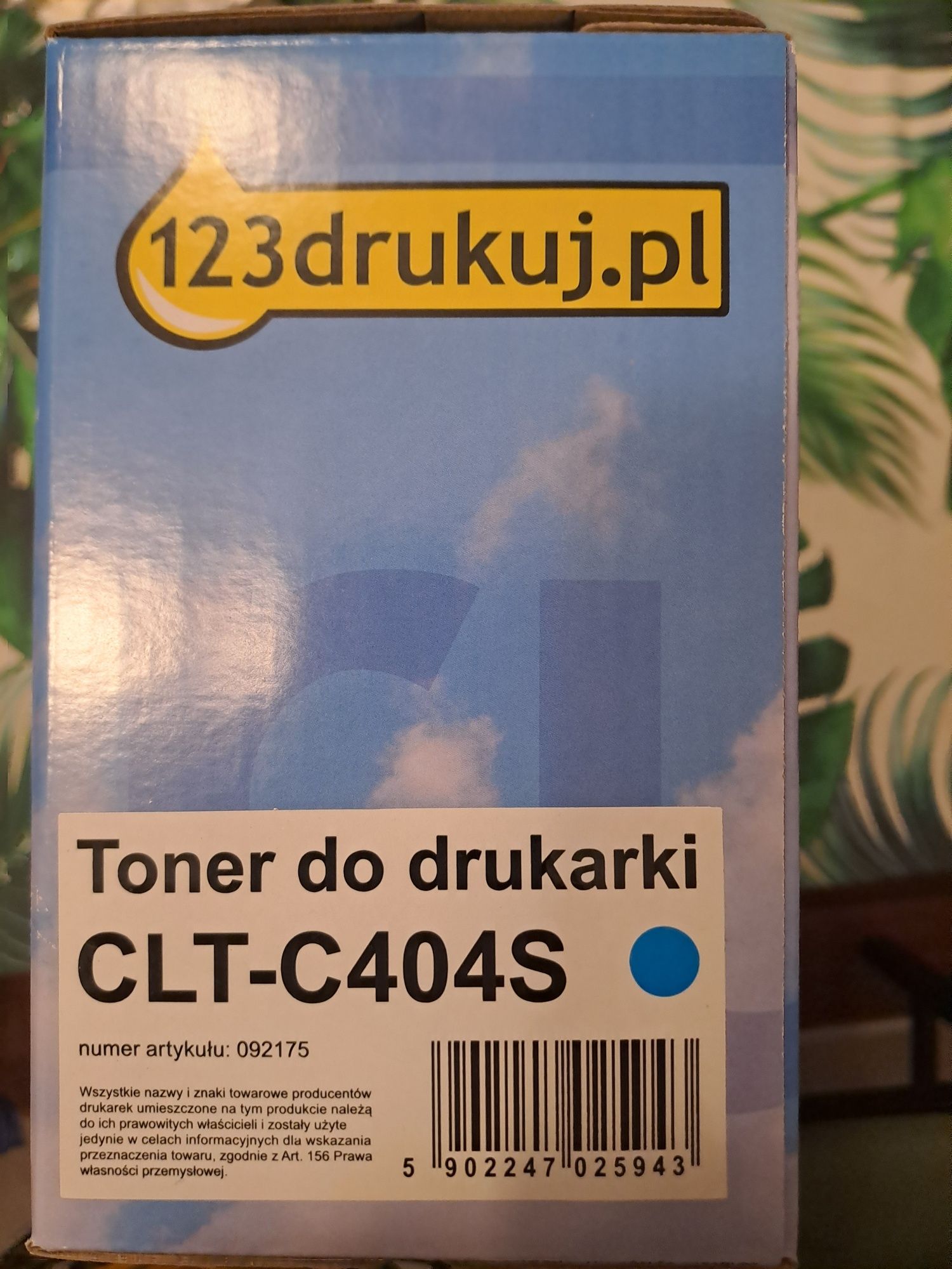 NIEBIESKI toner zamiennik do drukarek Samsung